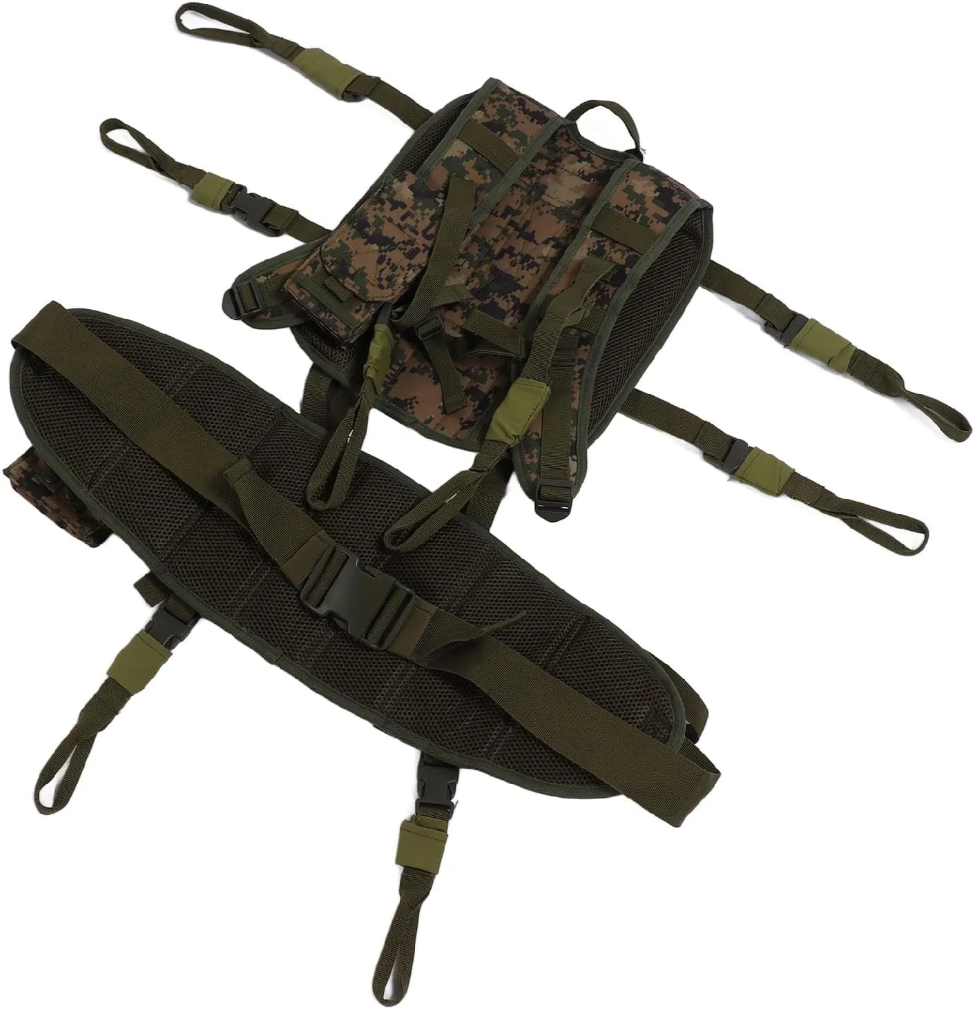 Tree Stand Backpack, Oxford Cloth Tree Stand Carrier, Lightweight and Comfortable Tree Stand Harness for Hunting and Outdoor