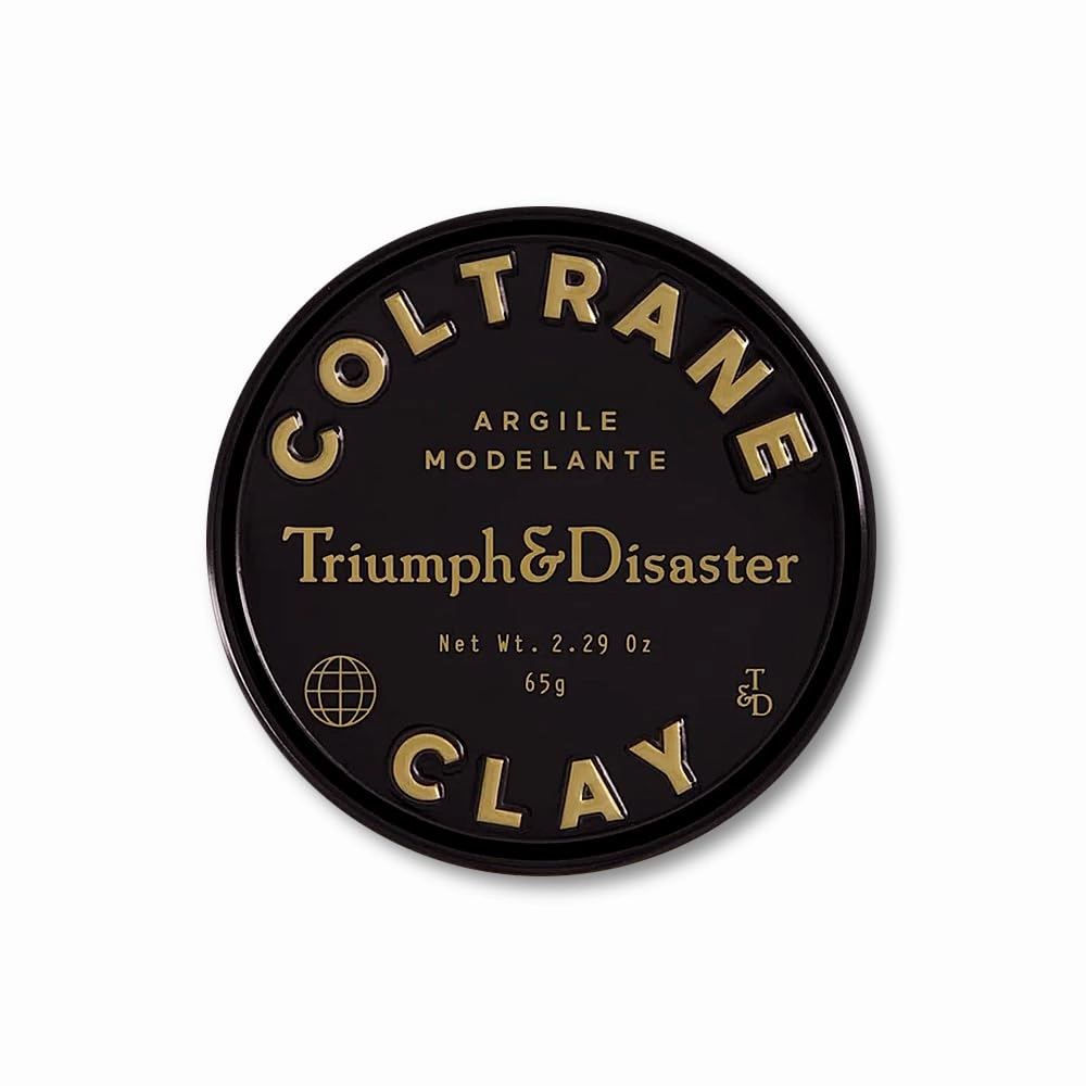 TRIUMPH & DISASTER Coltrane Hair Clay Pomade for Men - Medium Hold, Matte Finish Based. Ideal for Fine to Thick Hair, High Volume Texture Paste, Smoky Earth Scent - 65g