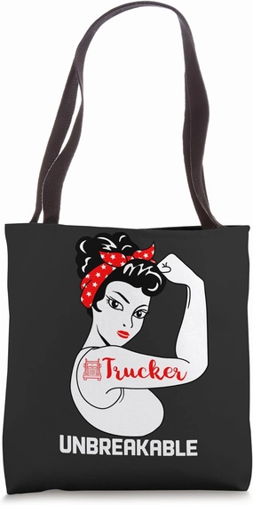 Trucker Unbreakable Funny Truck Driver Tote Bag