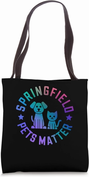 Trump Eating The dogs Springfield Pets Matter Animal Lover Tote Bag