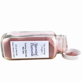 TSA Handmade All Natural Lavender Chamomile Buttermilk Milk Bath Soak, Deep Clean, Spa, Skin Care, Dry Skin, Moisturizer, Scented Soap, Sensitive, Woman, Men, Gift, Detox, Relax, 6.5 oz Jar