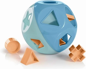 Tupperware Shape O Ball Sorter Toy Puzzle in Mint Ice Cream and Salt Water Taffy