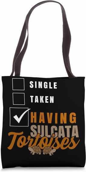 Turtle African Spurred Tortoise Sulcata Tortoise Tote Bag
