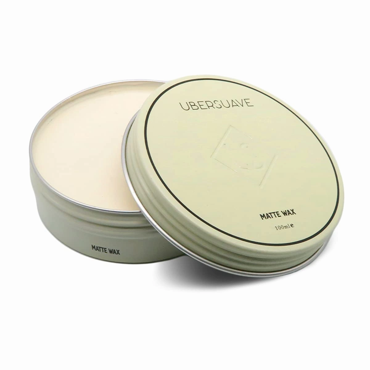 ubersuave | Matte Wax Pomade For Men | Long-Lasting Strong Hold | Extra Strength For Humid Climates | Effortless Washability | Cologne Scent | 3.4 Ounces | Flake Free