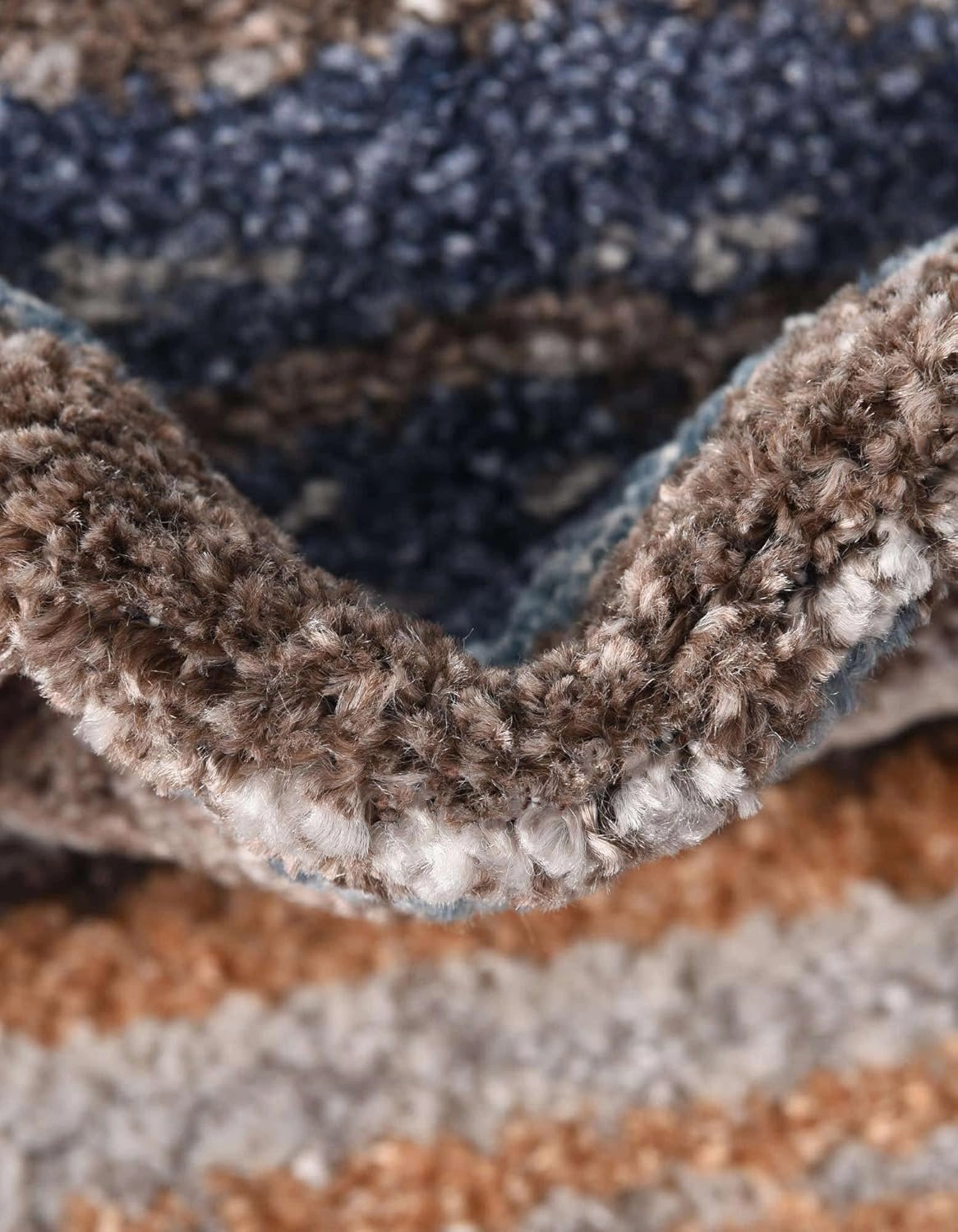 Unique Loom Aramis Collection Area Rug - Zoe (Rectangular 3' 3" x 5' 3", Multi/Blue)