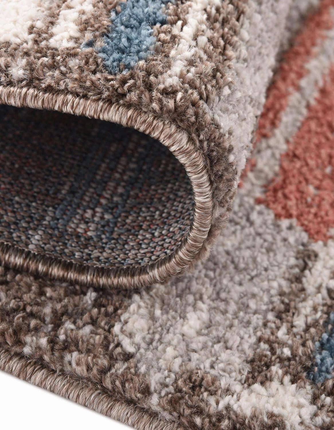 Unique Loom Aramis Collection Area Rug - Zoe (Rectangular 3' 3" x 5' 3", Multi/Blue)