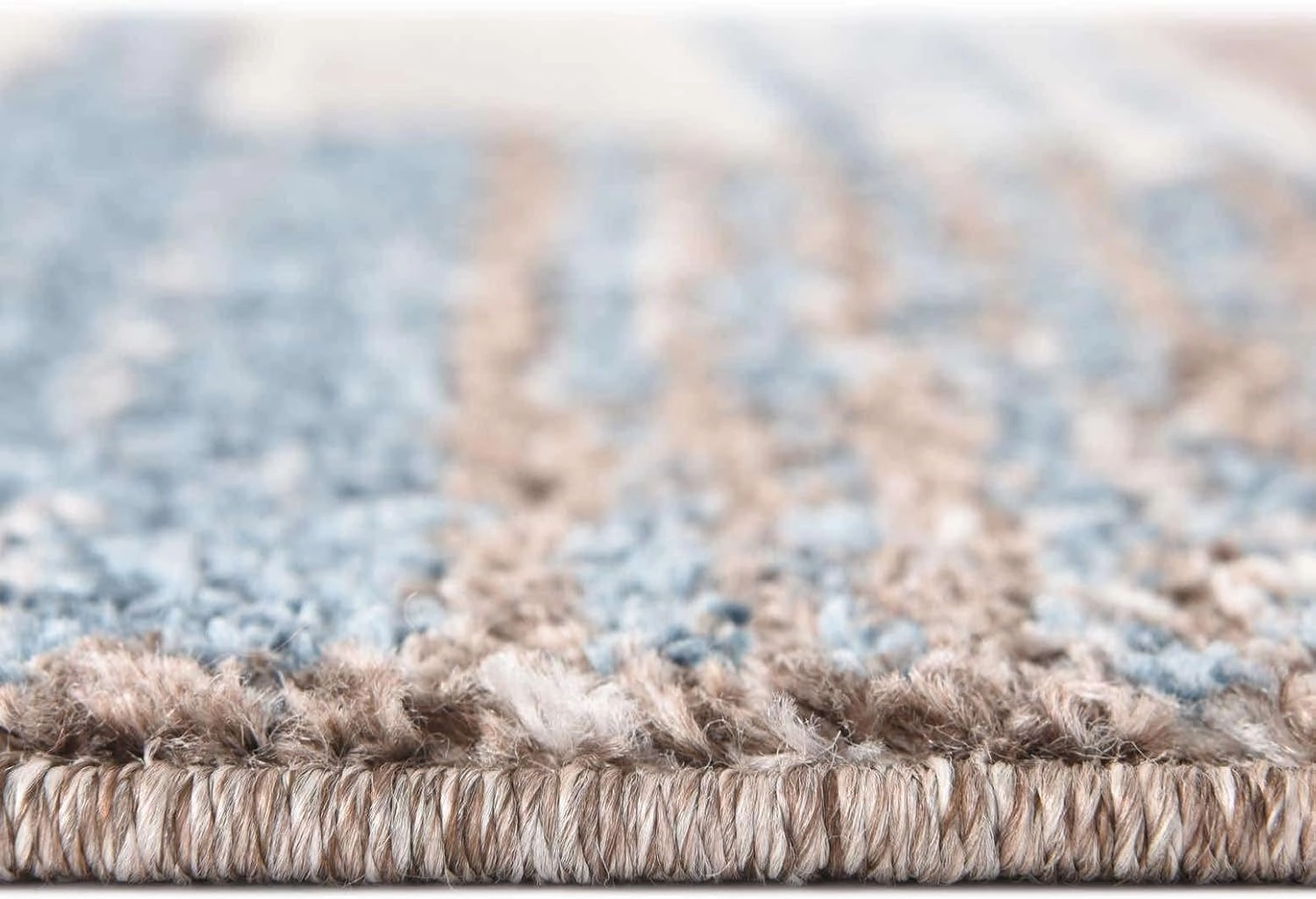 Unique Loom Aramis Collection Area Rug - Zoe (Rectangular 3' 3" x 5' 3", Multi/Blue)