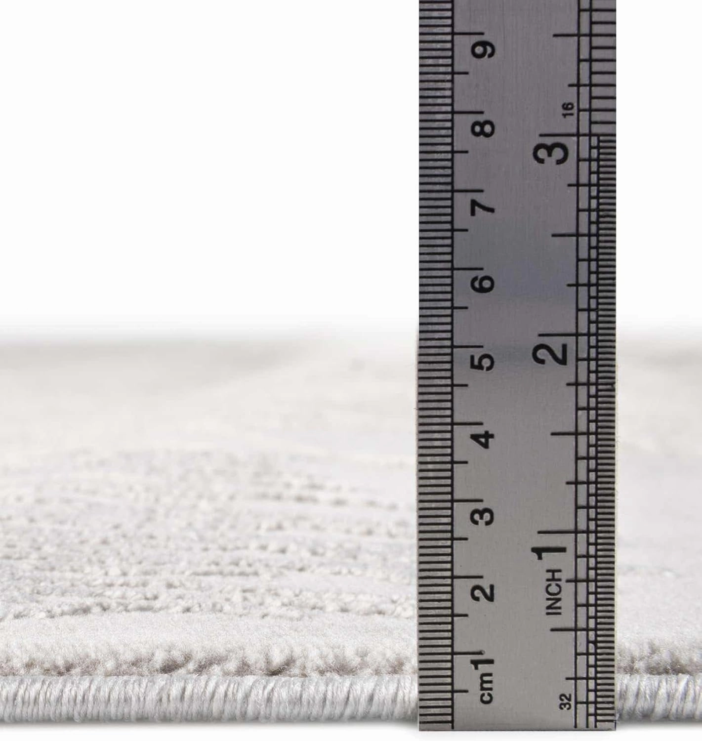 Unique Loom Finsbury Collection Area Rug - Camilla (6' 1" x 9' Rectangle, Gray/ Ivory)