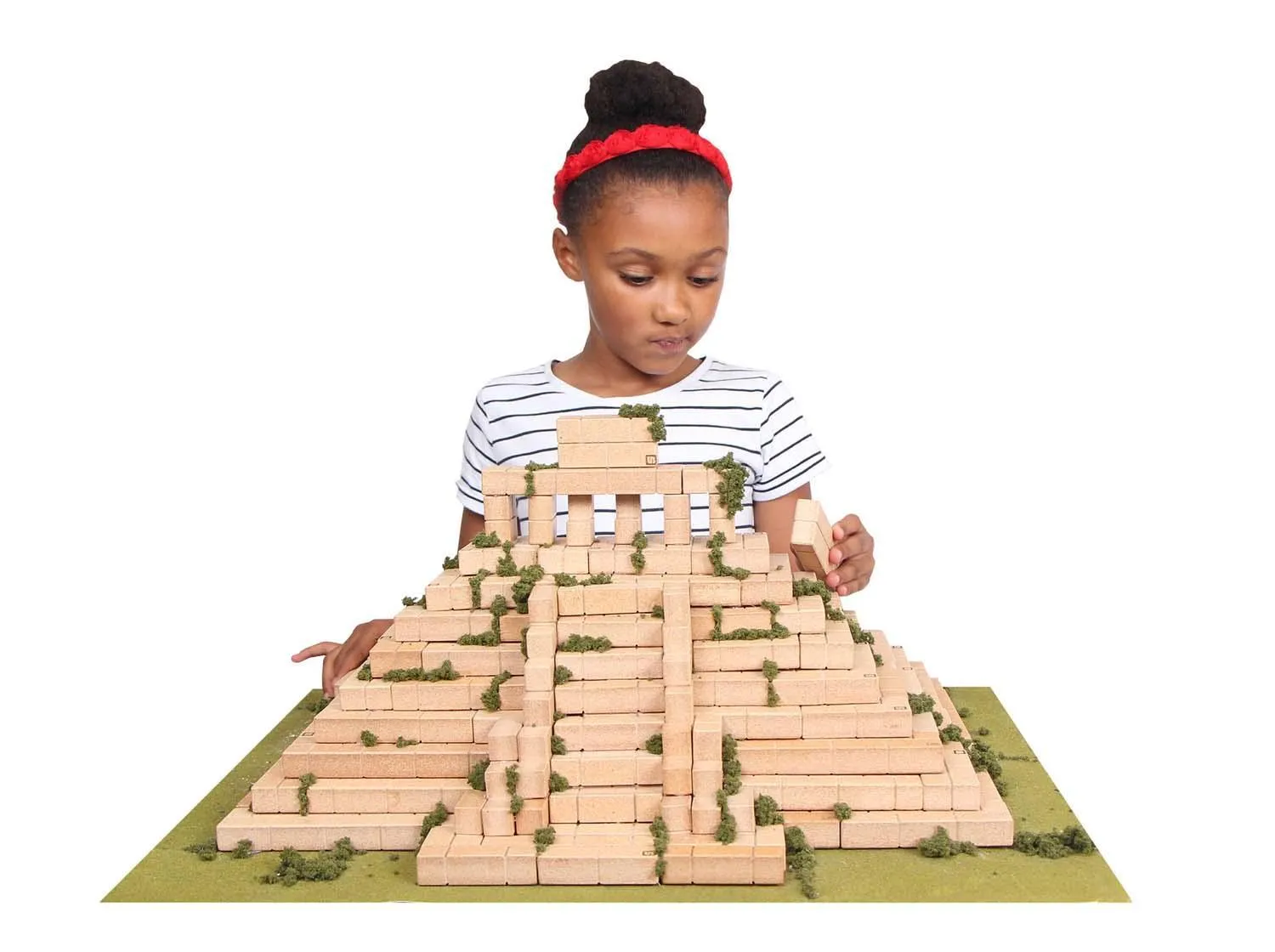 UNIT BRICKS 58 pcs Mini Unit Bricks Wooden Building Set for age 3 