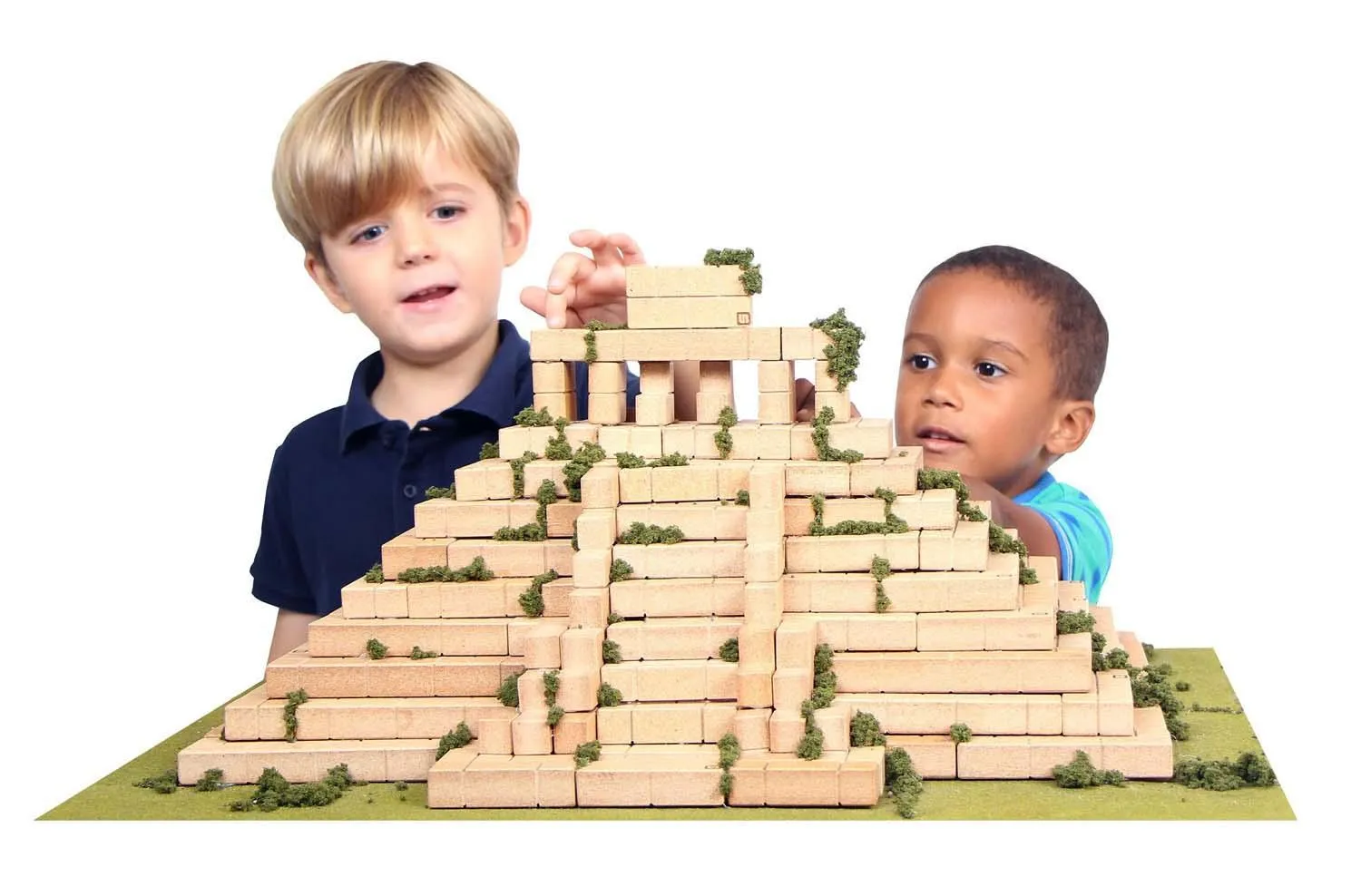 UNIT BRICKS 58 pcs Mini Unit Bricks Wooden Building Set for age 3 