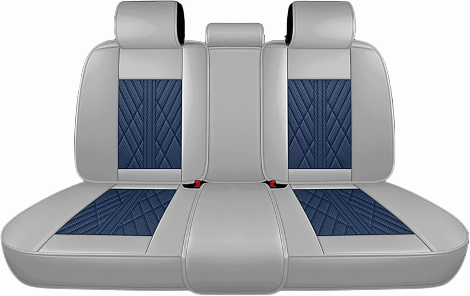 Universal Fit Waterproof Breathable Nappa Leather Automotive Vehicle Car Seat Covers Set Cushion Protector for Sedan SUV