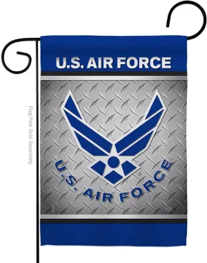 US Air Garden Flag Armed Forces USAF United State American Military Veteran Retire Official House Decoration Banner Small Yard Gift Double-Sided, 13"x 18.5", Made In USA 13 X 18.5