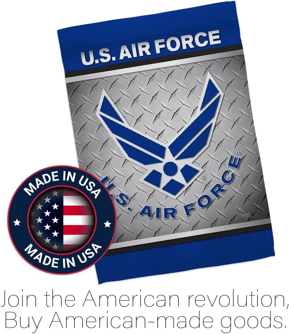 US Air Garden Flag Armed Forces USAF United State American Military Veteran Retire Official House Decoration Banner Small Yard Gift Double-Sided, 13"x 18.5", Made In USA 13 X 18.5