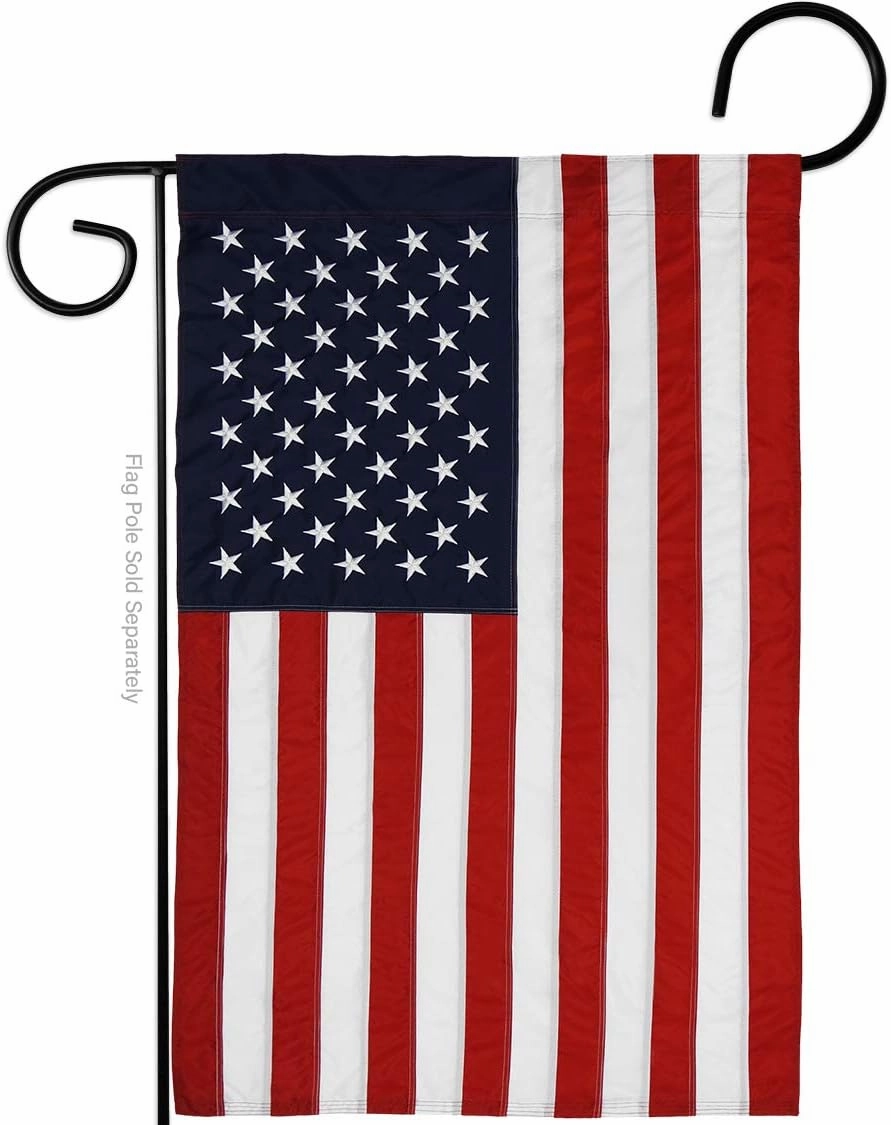 US Army Veteran Burlap Garden Flag - Pack Armed Forces Rangers United State American Military Retire Official USA Applique - House Decoration Banner Small Yard Gift Double-Sided Made in 13 X 18.5