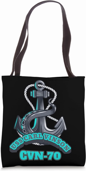 USS Carl Vinson Aircraft Carrier CVN-70 Tote Bag