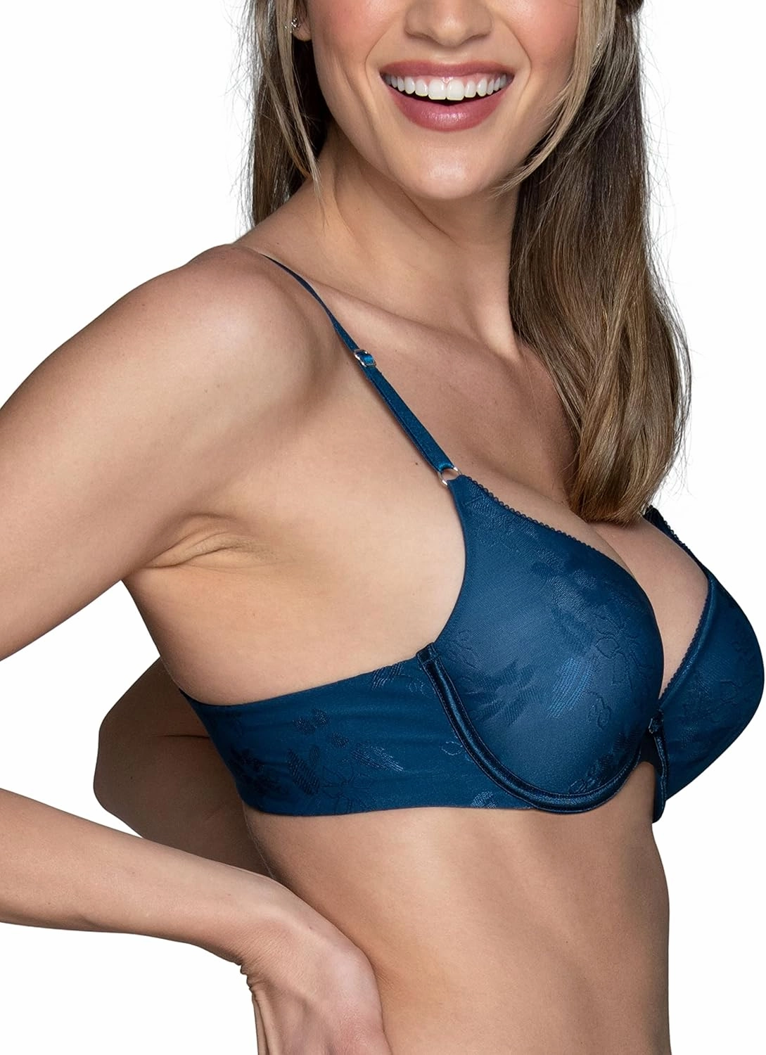 Vanity Fair Women's Ego Boost Push Up Bra, Adds Up to One Full Cup Size, Underwire Push Up Bras for Women