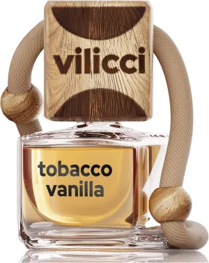 Vilicci Tobacco Vanilla Car Fragrance – Premium Auto Perfume & Car Air Freshener | Sophisticated & Timeless Scent | Long-Lasting (Up to 120 Days) | Odor Eliminating | Vegan, Cruelty-Free