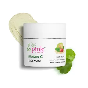 Vitamin C Face Mask with White Haldi & Kakakdu Plum | For Glowing Bright Skin | Microplastic Free Formula | All Skin Types | 100gm