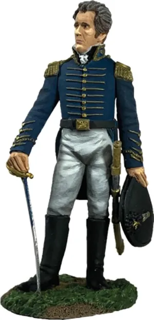 W. Britain Museum Collection 10112 U.S. General Andrew Jackson 1813-1814 1:30 Scale Metal