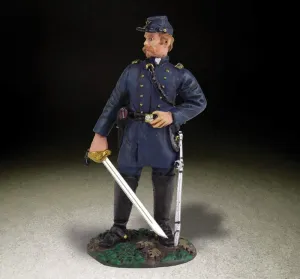 W. Britain's American Civil War 31153A Union Colonel Joshua Chamberlain 1:30 Scale Pewter