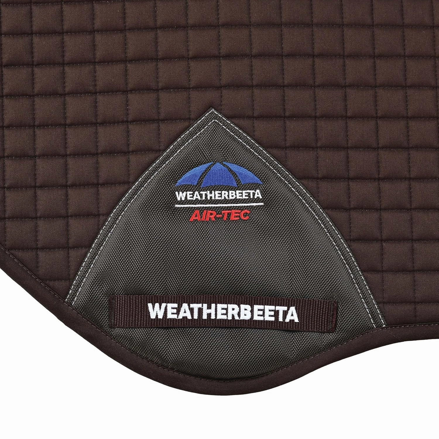 WeatherBeeta Prime Air-Tec Jump Shaped Saddle Pad, Chocolate, Large