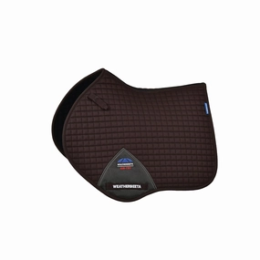 WeatherBeeta Prime Air-Tec Jump Shaped Saddle Pad, Chocolate, Large