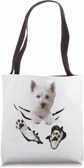 West Highland Puppy Breakthrough Tote Bag