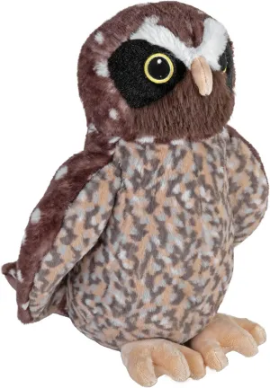 Wild Republic Cuddlekins Eco Morepork, Stuffed Animal, 12 Inch, Plush Toy, Ecofriendly