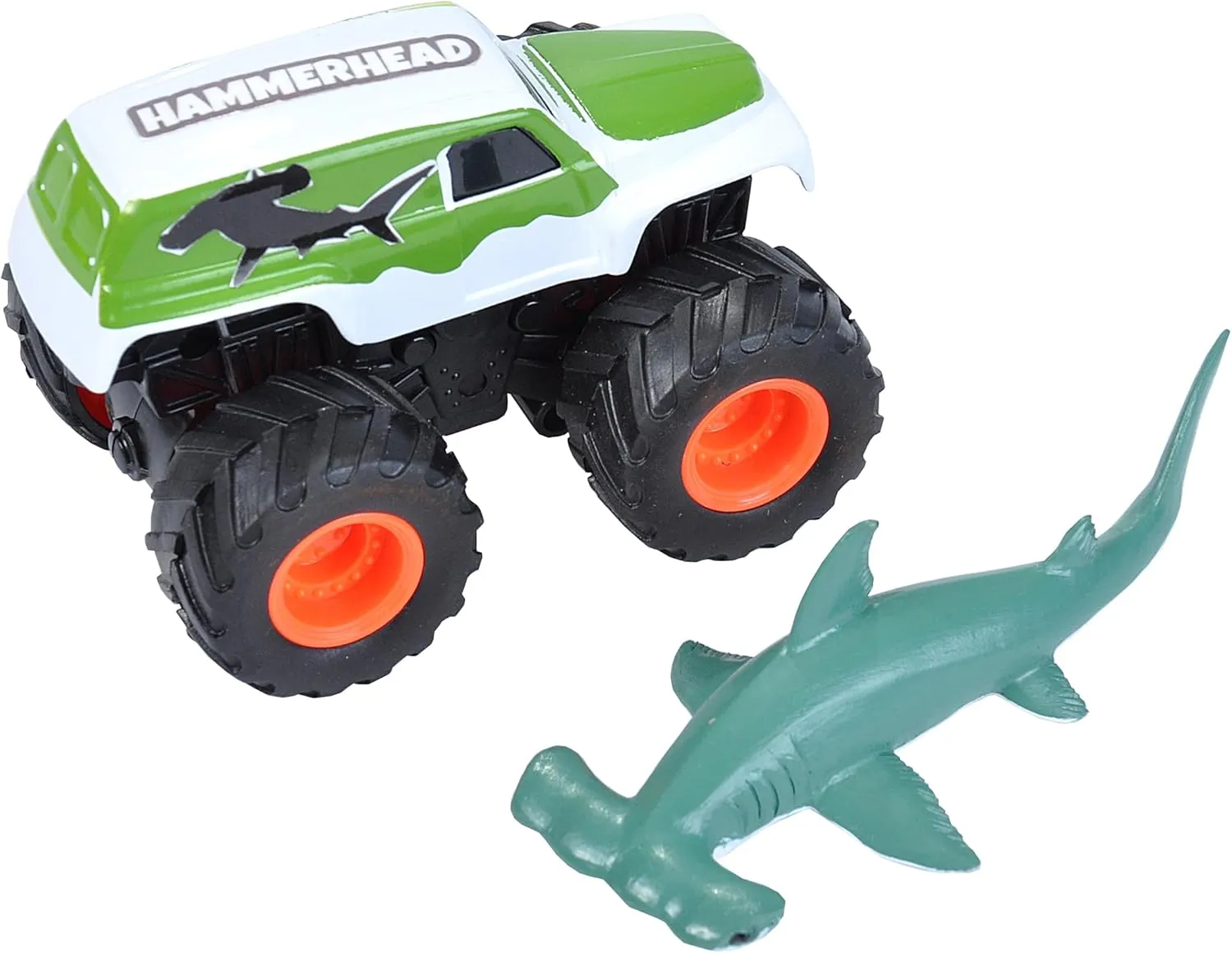Wild Republic Hammerhead Shark & Truck, Adventure Gifts for Kids, Imaginative Play Toy, 4"