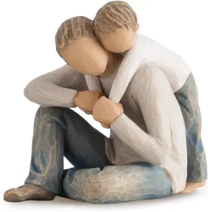 Willow Tree That's My Dad, My Favorite time is time with You, Shows Loving and Playful Relationship Between Father and Son, or Grandfather and Grandson or Brothers, Sculpted Hand-Painted Figure