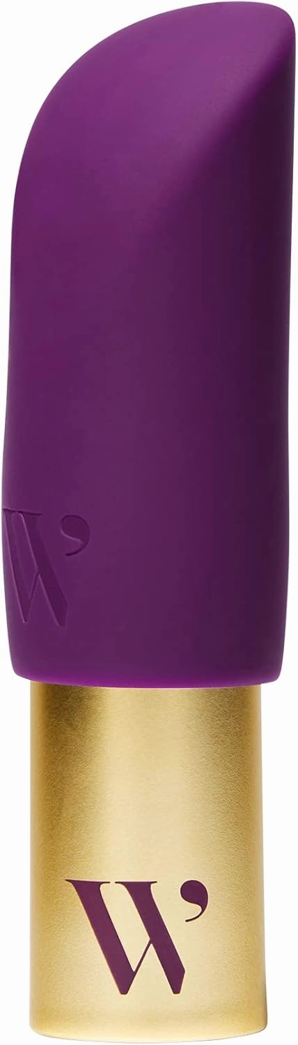 Womaness Gold Vibes - Wireless Silicone Personal Massager for Women - Small, Travel-Friendly Rechargeable Mini Wand with Long-Lasting Battery