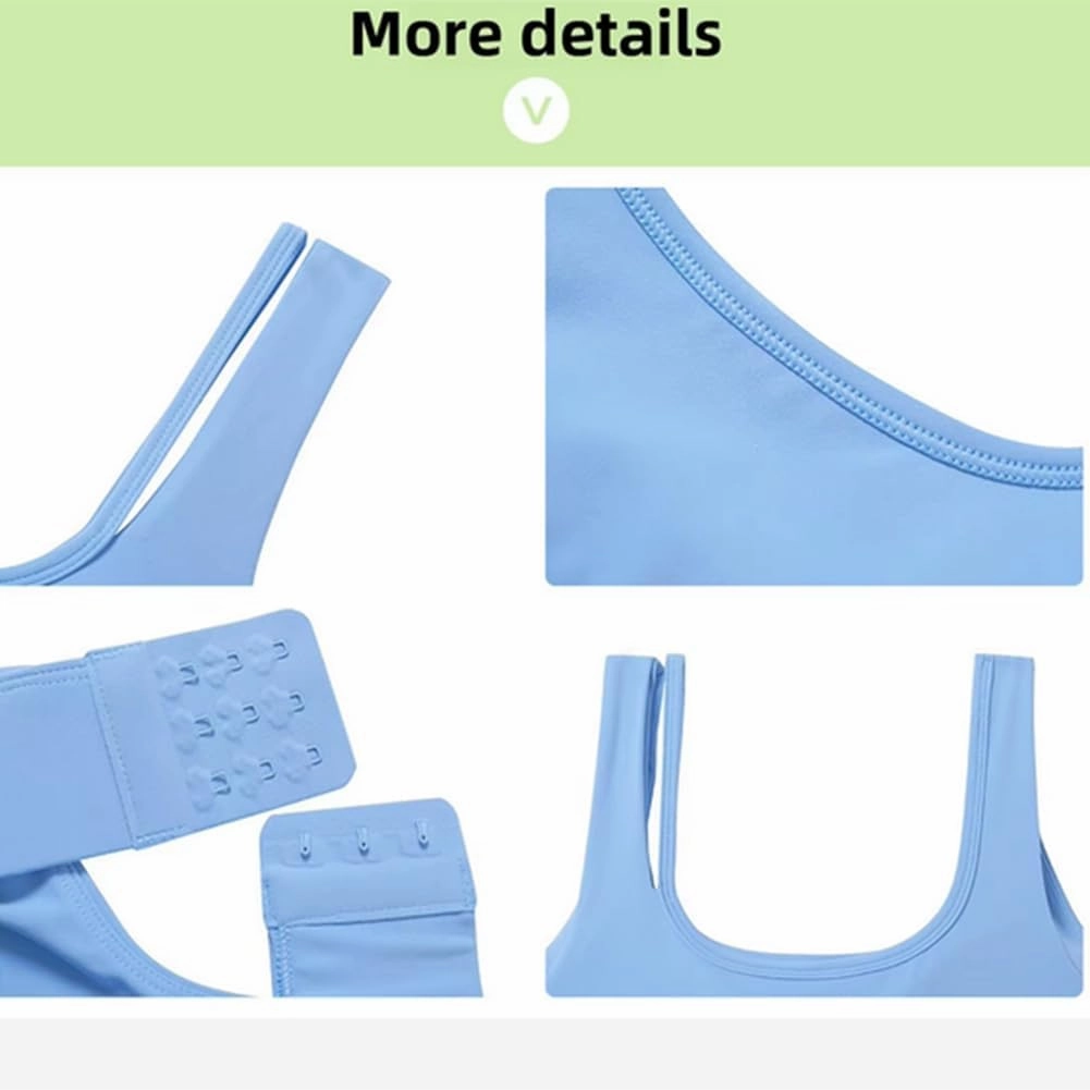 Women Sports Anti -Shock -Proof Bras Female Naked Yoga Vest with Chest Pad Running Fitness Bra