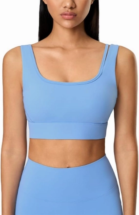 Women Sports Anti -Shock -Proof Bras Female Naked Yoga Vest with Chest Pad Running Fitness Bra