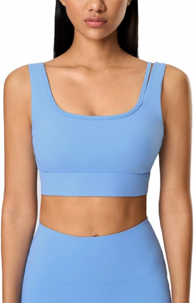 Women Sports Anti -Shock -Proof Bras Female Naked Yoga Vest with Chest Pad Running Fitness Bra