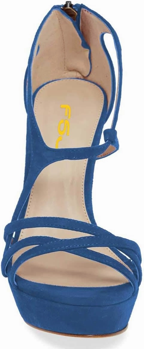 Women Strappy Open Toe Platform High Heels Caged Dress Sandals Cutout Party Stiletto Pumps Size 4-15 US