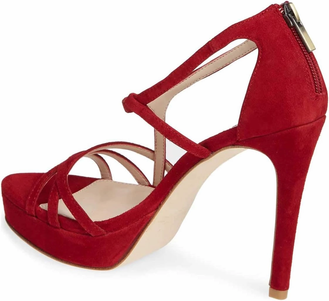 Women Strappy Open Toe Platform High Heels Caged Dress Sandals Cutout Party Stiletto Pumps Size 4-15 US