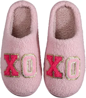 Women's Men's Fuzzy Memory Foam Slippers Fluffy Warm Comfort Light Weight Indoor Outdoor House Couple Shoes