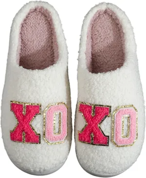 Women's Men's Fuzzy Memory Foam Slippers Fluffy Warm Comfort Light Weight Indoor Outdoor House Couple Shoes