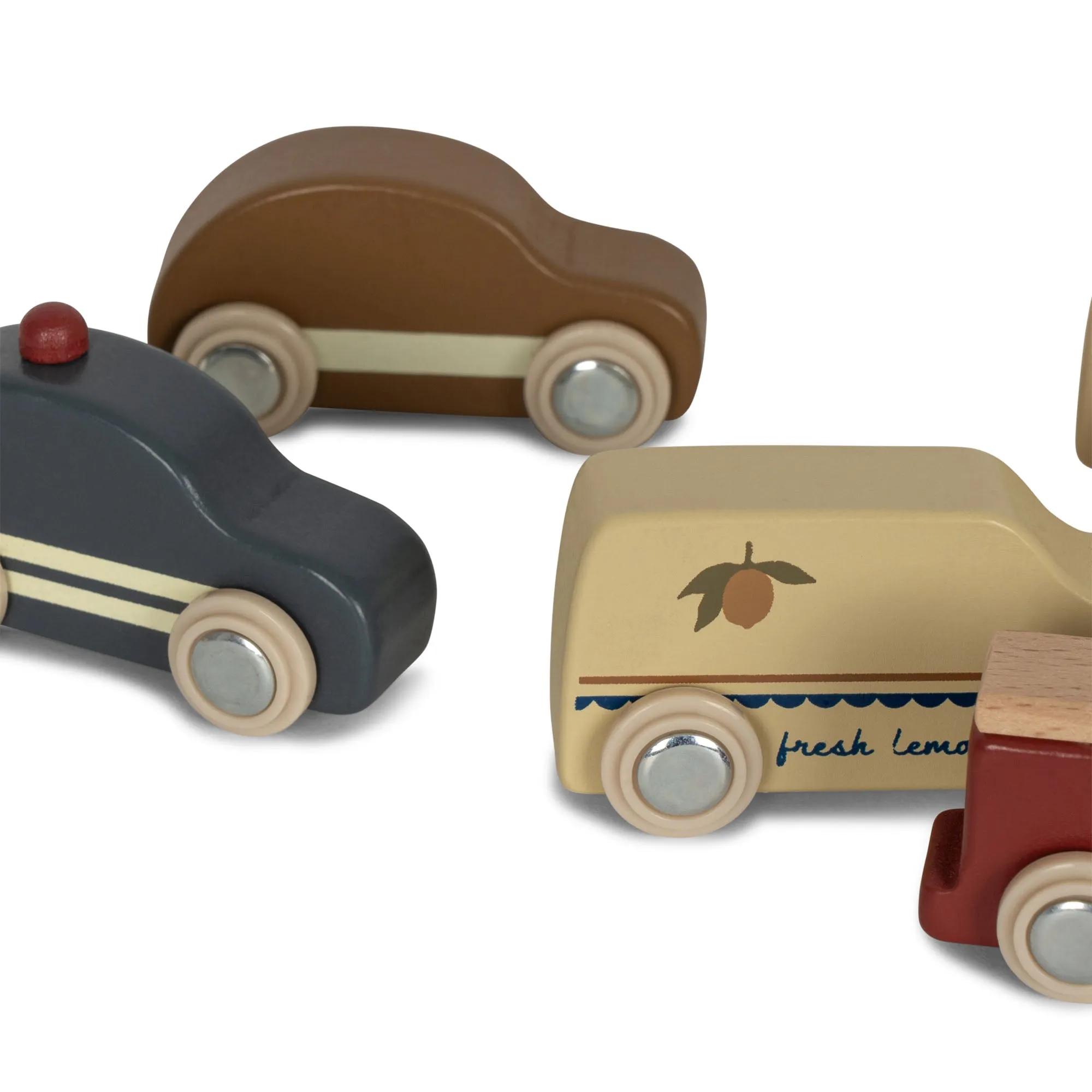 Wooden Mini Cars (9 Piece) by Konges Sløjd
