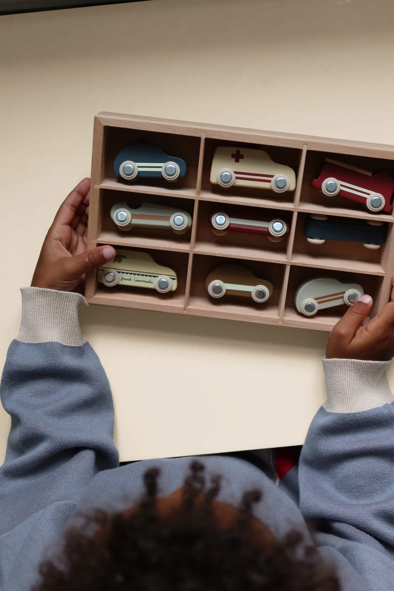Wooden Mini Cars (9 Piece) by Konges Sløjd
