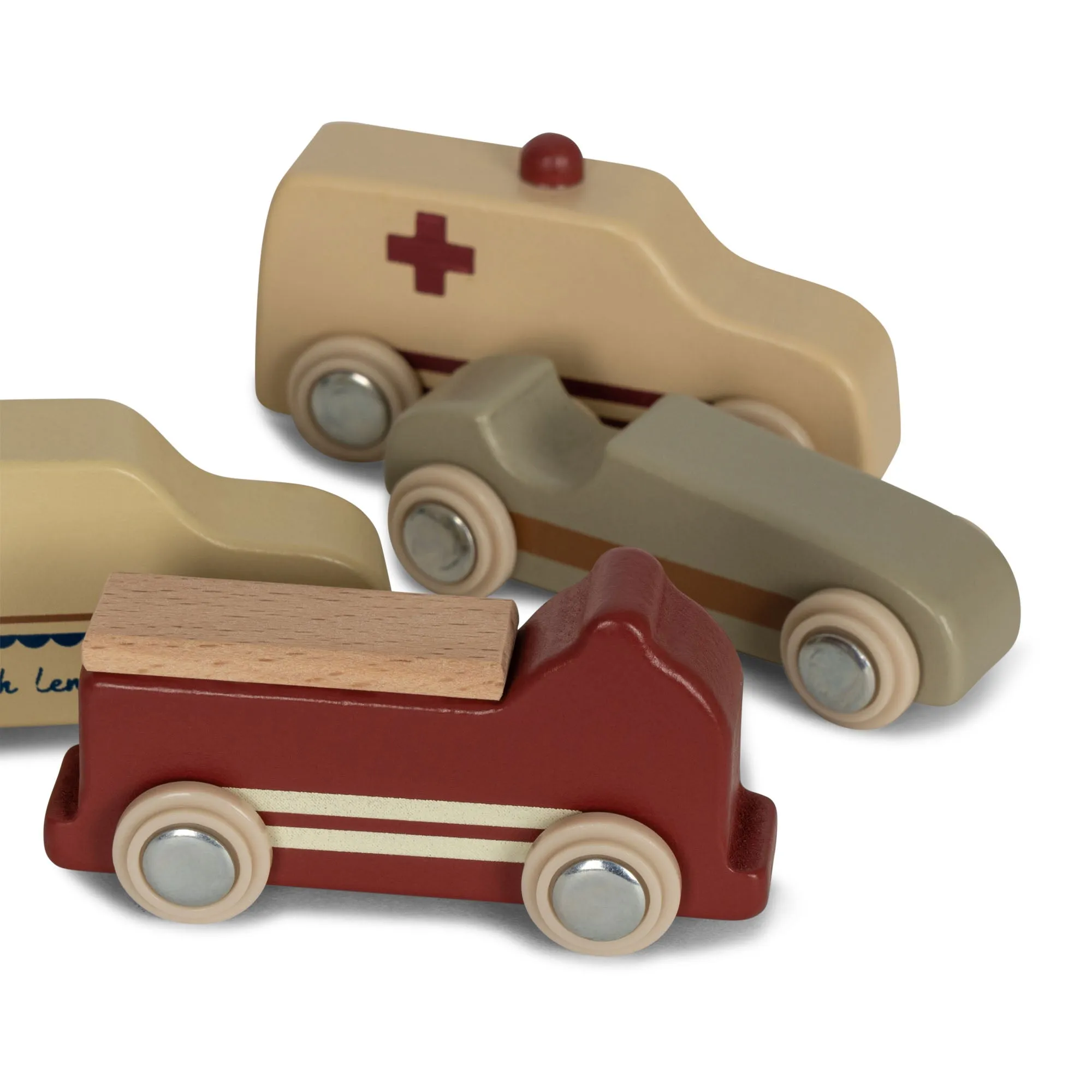 Wooden Mini Cars (9 Piece) by Konges Sløjd