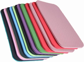 Yardwe 12pcs Yoga Cushion Thicken Kneeling Pad for Sports and Daily Use Comfortable Non- Seat Cushion for Yoga Gym and Outdoor Activities Random Color