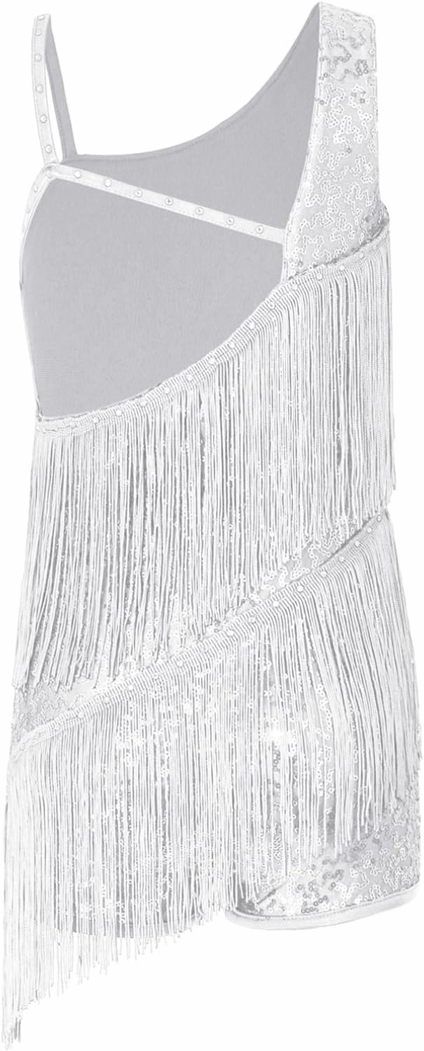 YiZYiF Big Girls Samba Tango Modern Jazz Leotard Latin Rumba Dance Dress Flapper Cocktail Party Dresses Ballroom Costume
