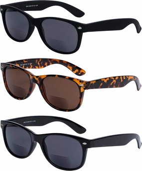 Yogo Vision Bifocal Reading Sunglasses for Men and Women-Classic, Retro Style UV400 Sun Protection Readers Eyewear