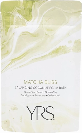 YRS Matcha Bliss Balancing Coconut Aromatherapy Foam Bath