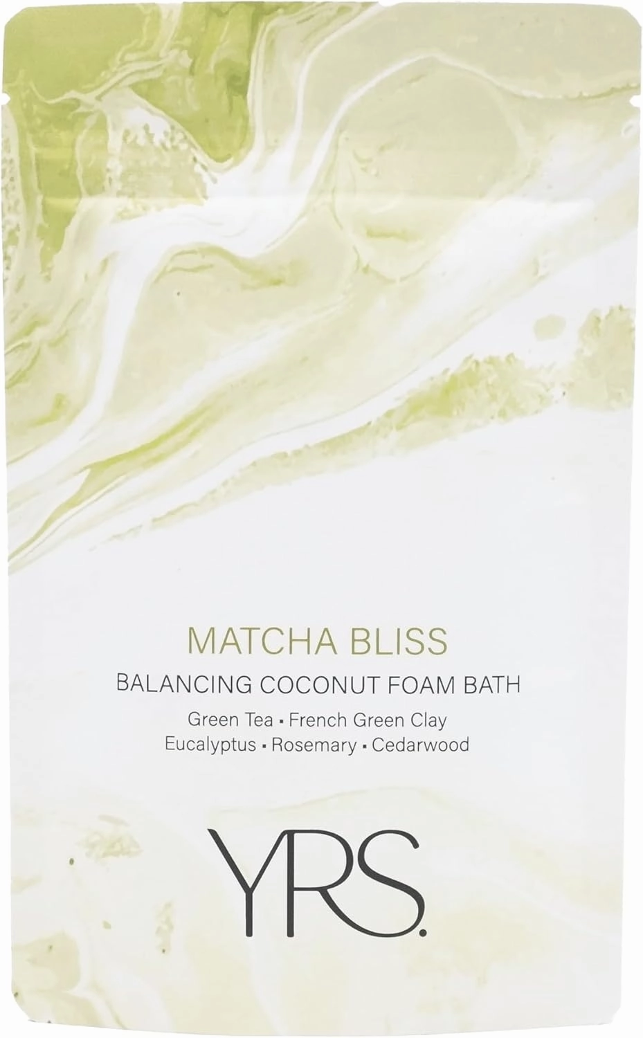 YRS Matcha Bliss Balancing Coconut Aromatherapy Foam Bath