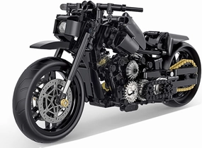 Yunigzmy Motorcycle Toy Building Kits for Harley Davidson, 586Pcs Motorcycle Building Block Set, Motorbike Model Stem Building Bricks Sets Toy Gift for Kids Adult, Compatible with Major Brands