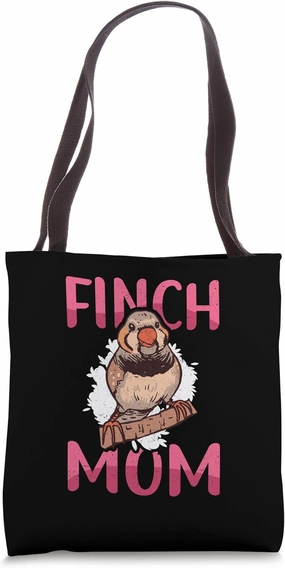 Zebra Finches Pet Bird Dad Mom Zebra Finch Tote Bag
