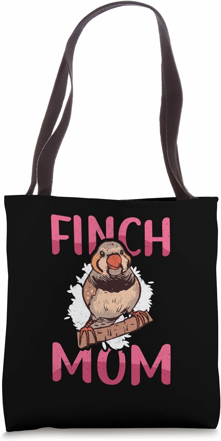 Zebra Finches Pet Bird Dad Mom Zebra Finch Tote Bag