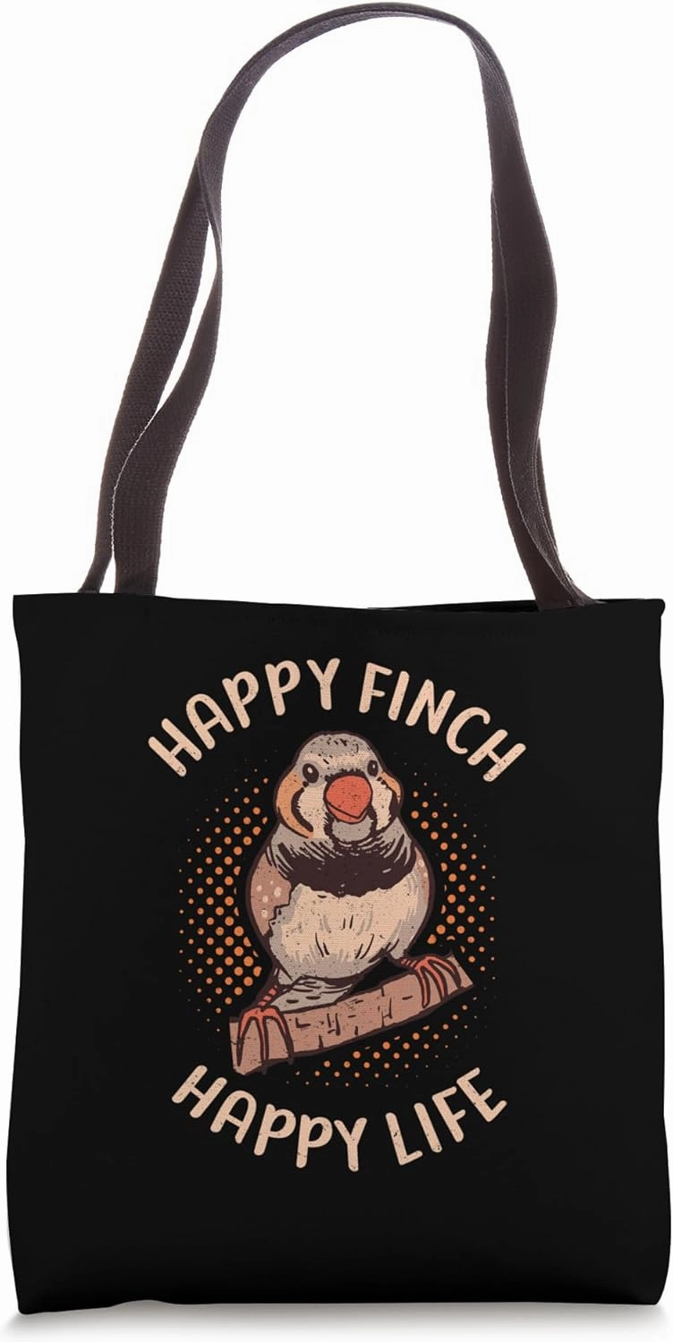 Zebra Finches Pet Bird Dad Mom Zebra Finch Tote Bag